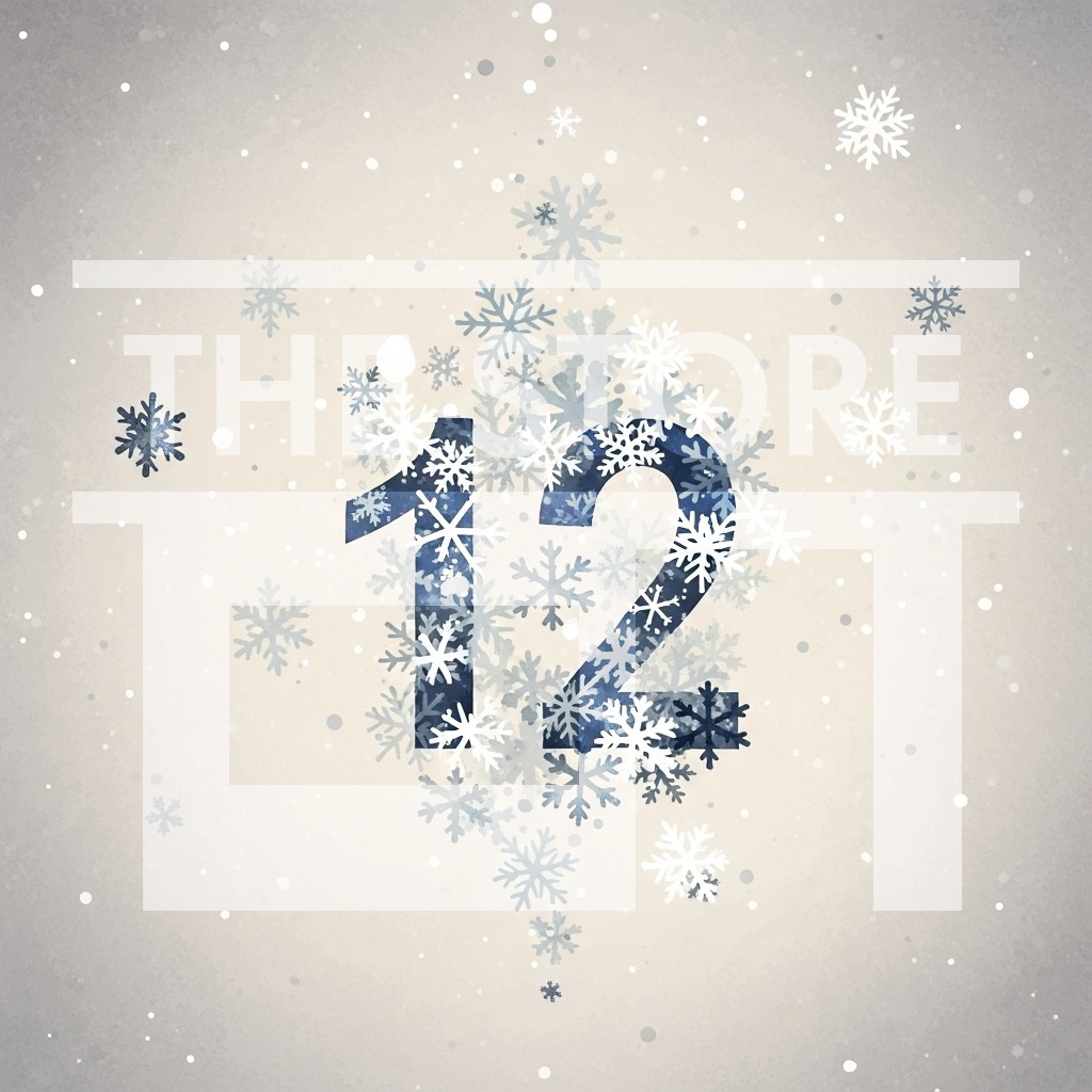 【イラスト素材】クリスマスアドベントカレンダー