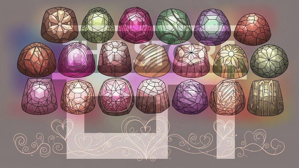 【イラスト素材】バレンタインのイラスト