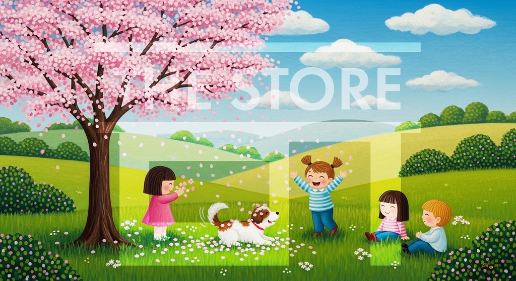 【イラスト素材】春のイラスト