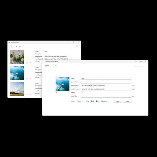 Minecraftサウンドリソースパック作成ソフト「SoundReplacer Plus」