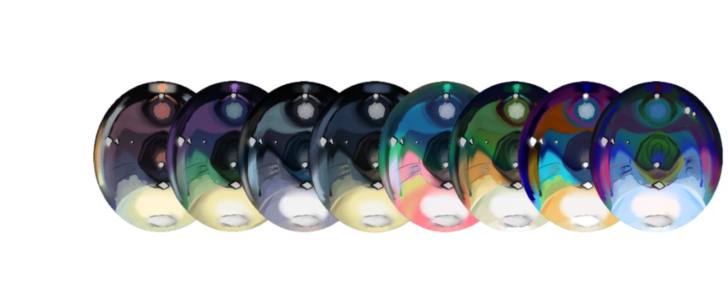 【VRoid用】Velune Gradient Eye Texture Pack (8 Colors)