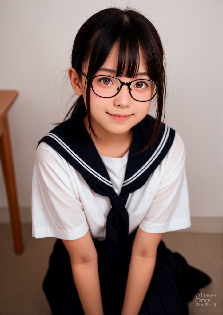眼鏡っ娘ならご飯3倍いけるし美少女ならさらに2倍 制服ならもう1杯いける