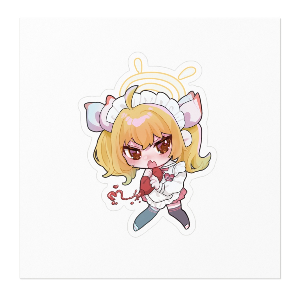 伊原木ヨシミ メイドver ステッカー