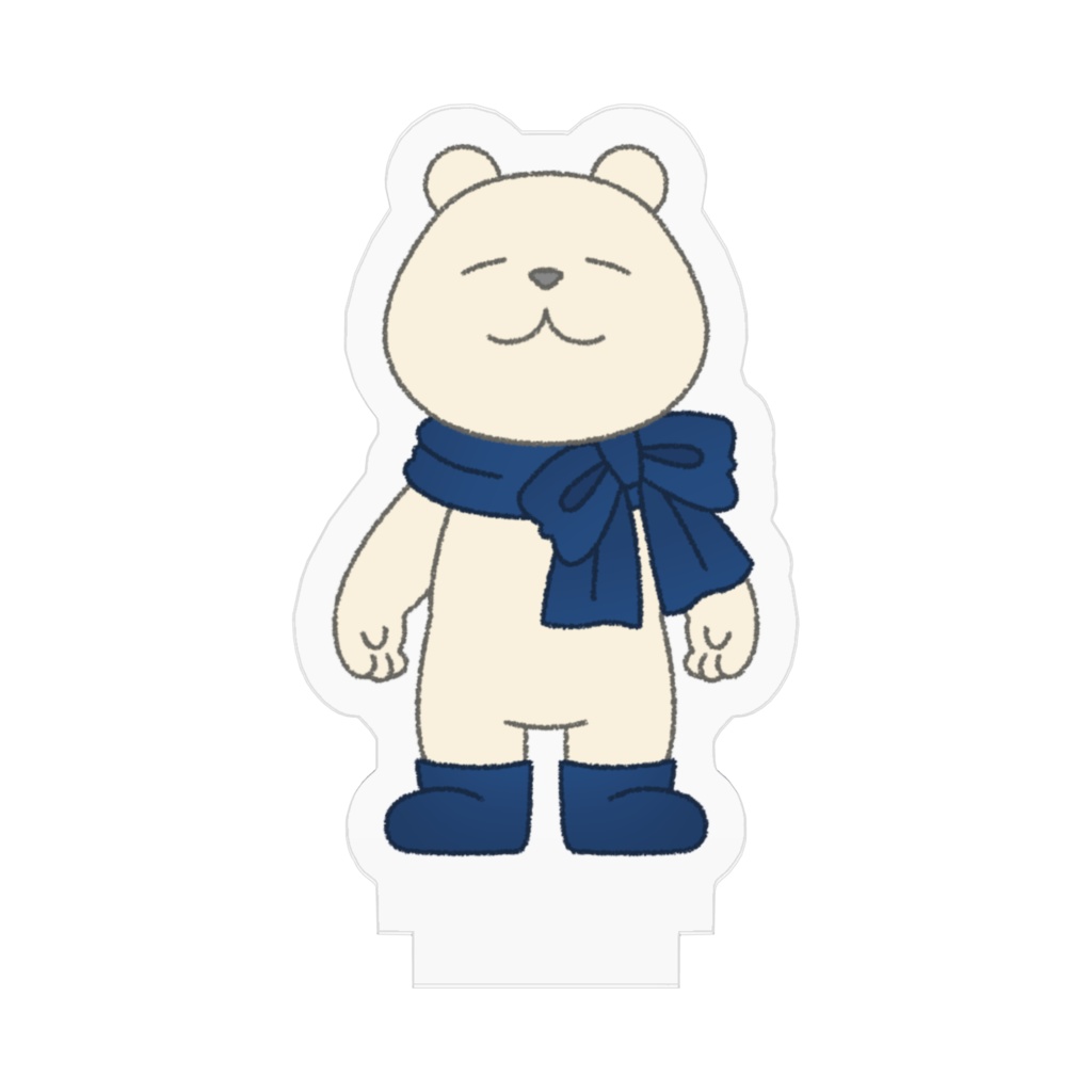 ぷにぷにシロクマくんアクリルスタンド