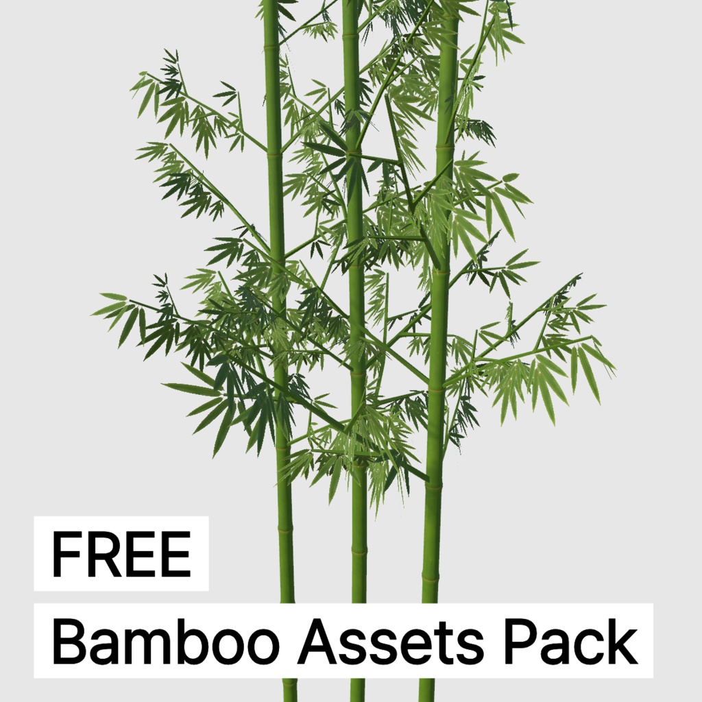 [FREE] Bamboo Assets Pack (3 types+LOD)