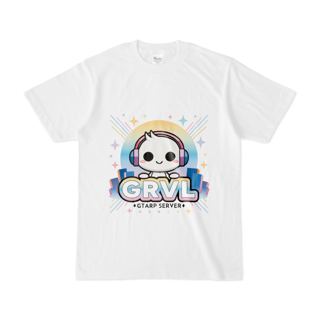 【S,M,L,XLサイズ】GRVL白Tシャツ【白】