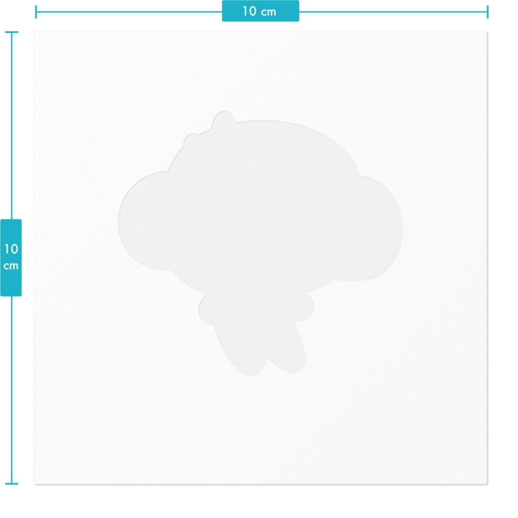 【白,黒,桃,紫】ぐらもんずステッカー【全4種類】