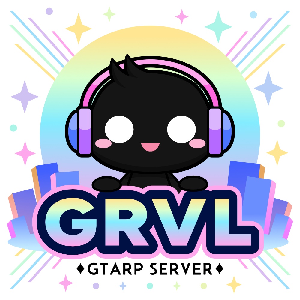 【白,黒】GRVLロゴアクリルキーホルダー【全2種】