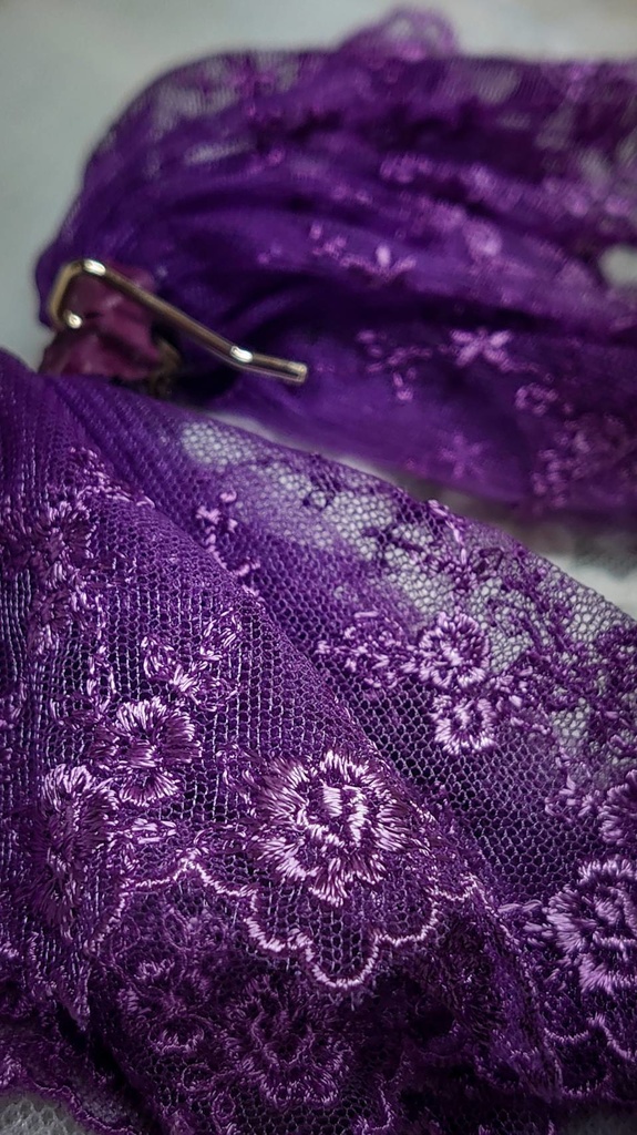 双子姫の手染めレースリボン