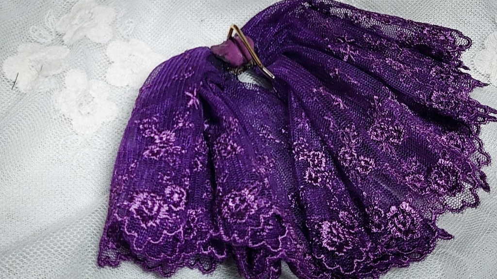 双子姫の手染めレースリボン