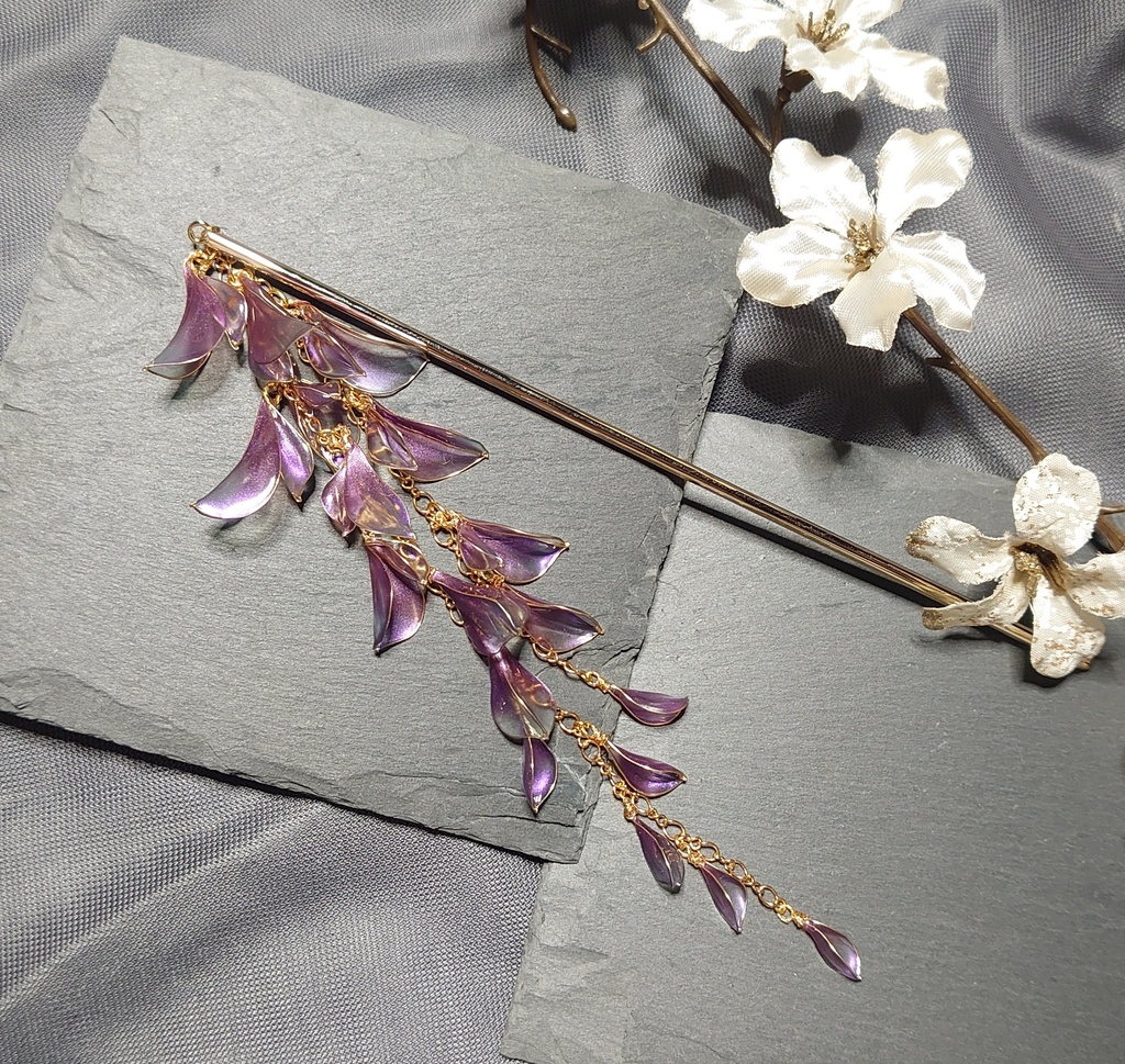 花かんざし「下がり藤」