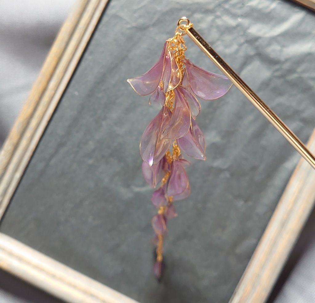 花かんざし「下がり藤」