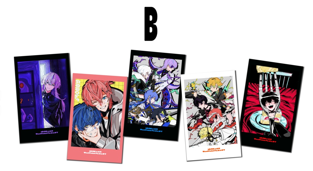 チェキ風カード Bセット