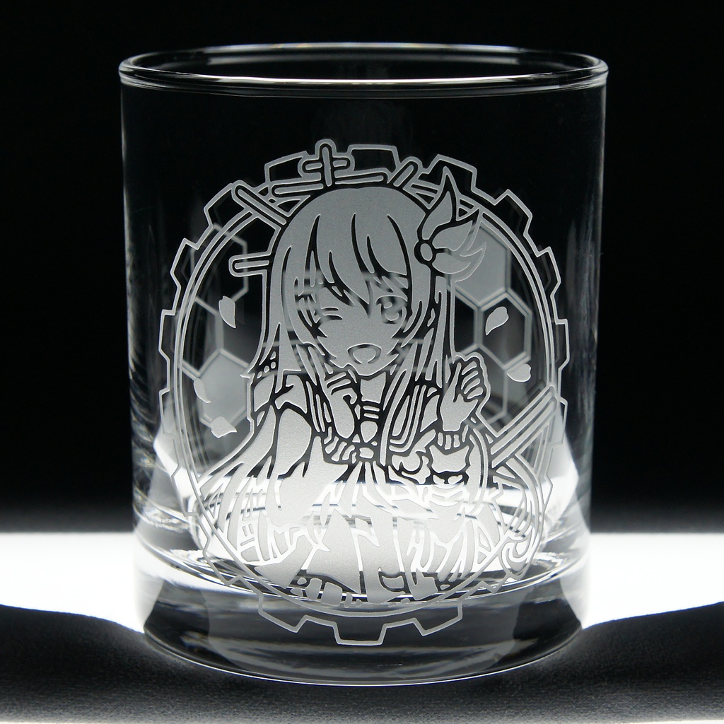 キャラクターグラス 如月改二【カラー/フリー/ロック】