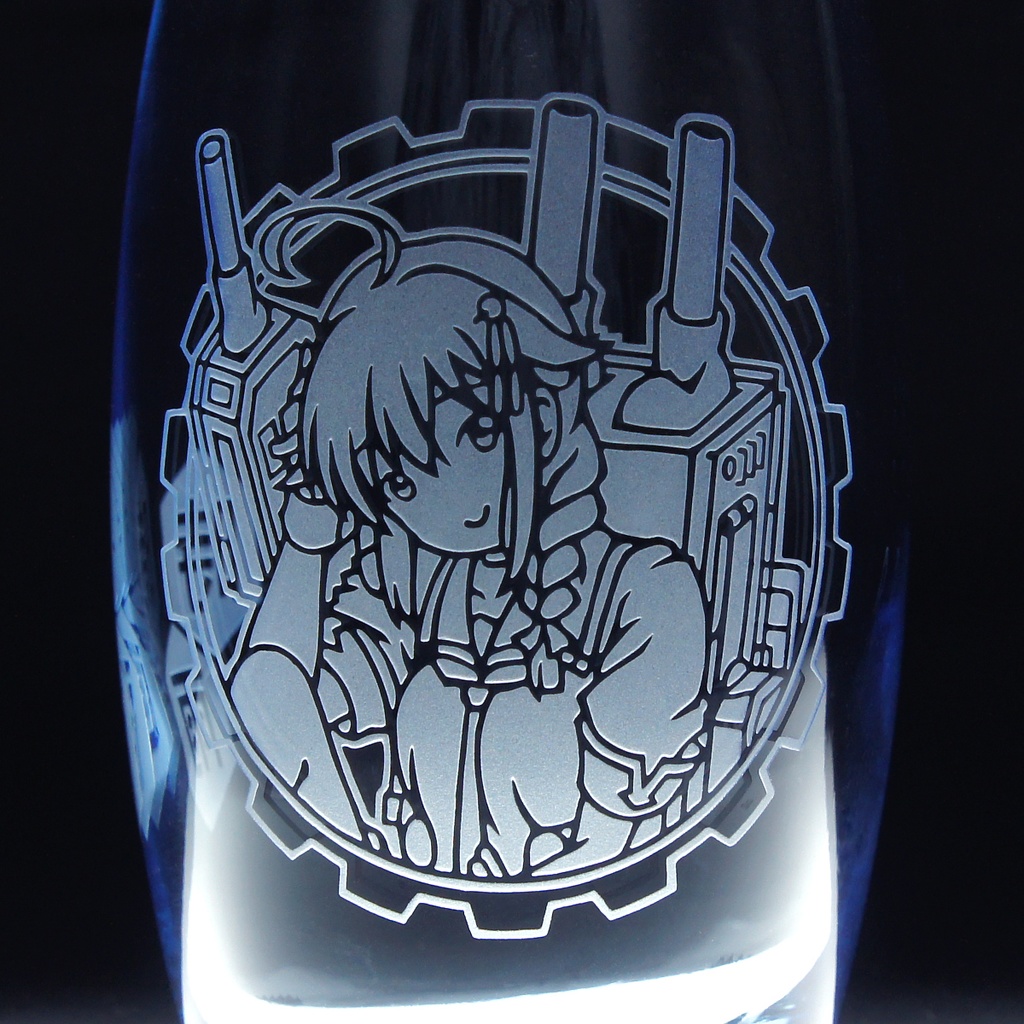 キャラクターグラス 時雨改二【カラー/フリー/ロック】