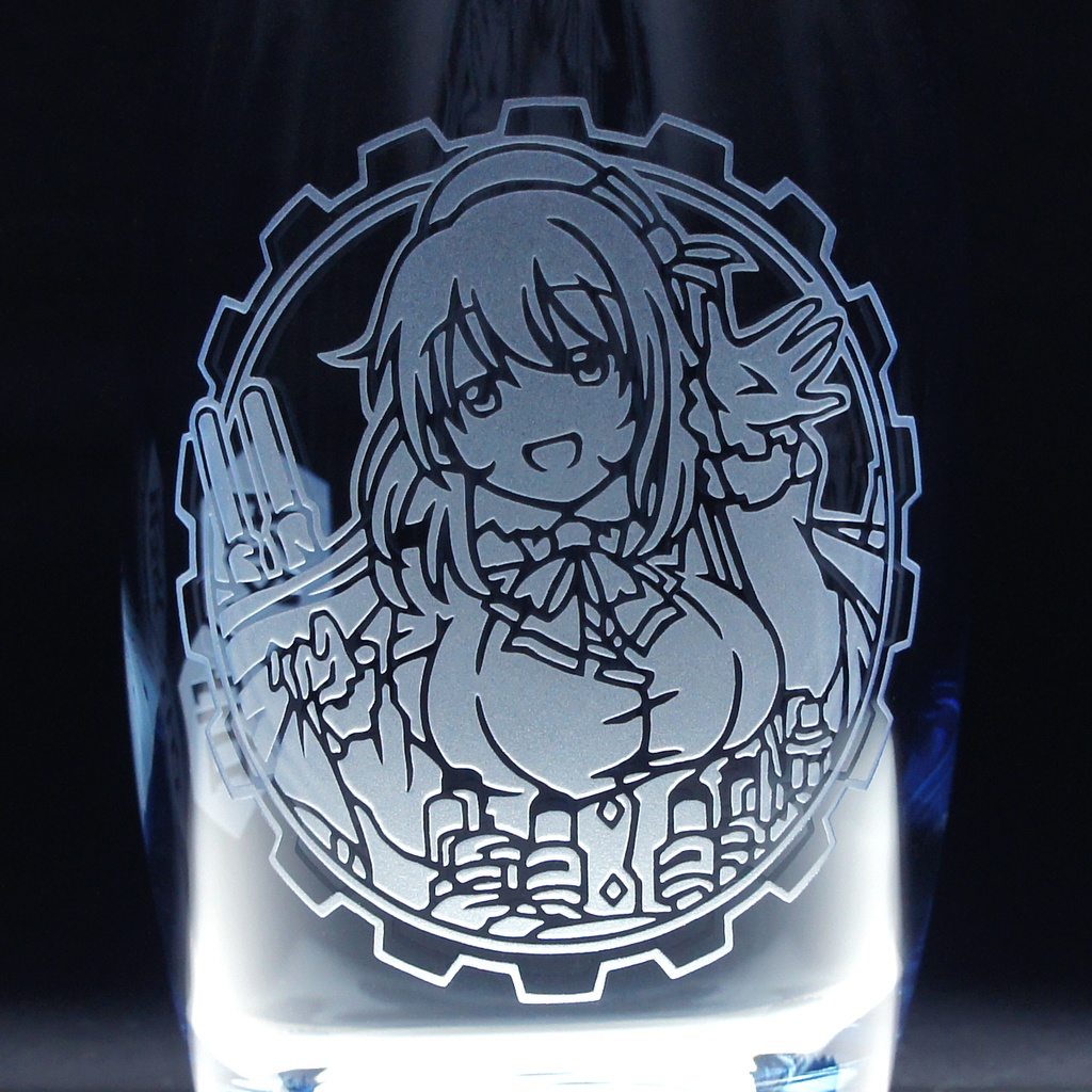 キャラクターグラス 愛宕【カラー/フリー/ロック】