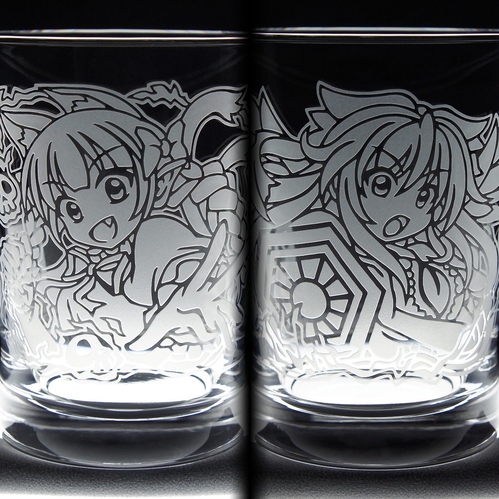 キャラクターグラス 霊烏路空【フリー/ロック】