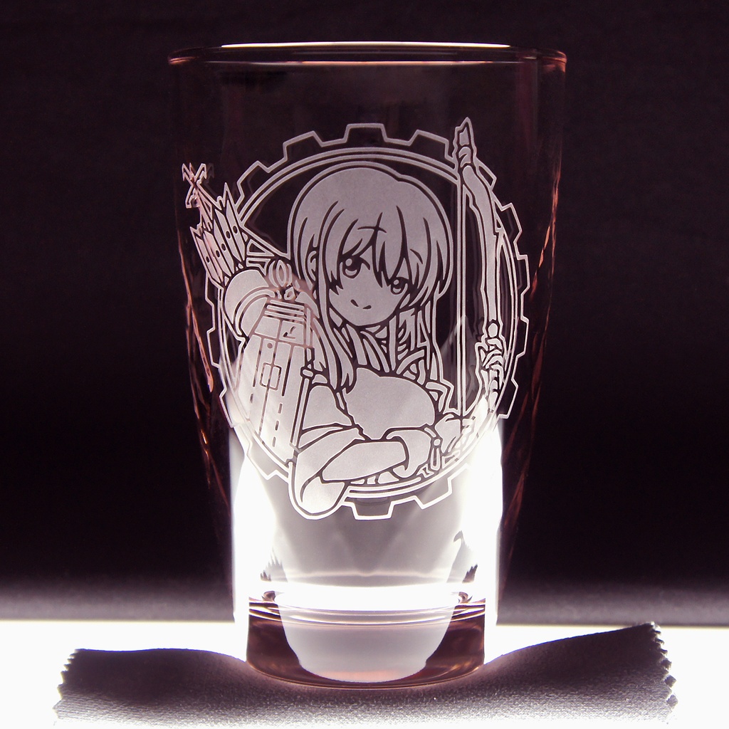 キャラクターグラス 赤城【カラー/フリー/ロック】