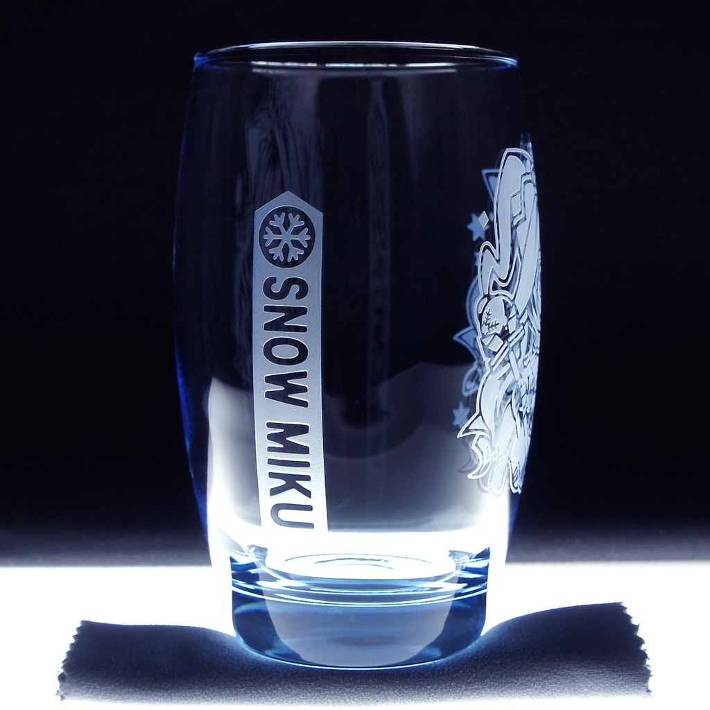 キャラクターグラス 雪ミク2014【ブルー/フリー】