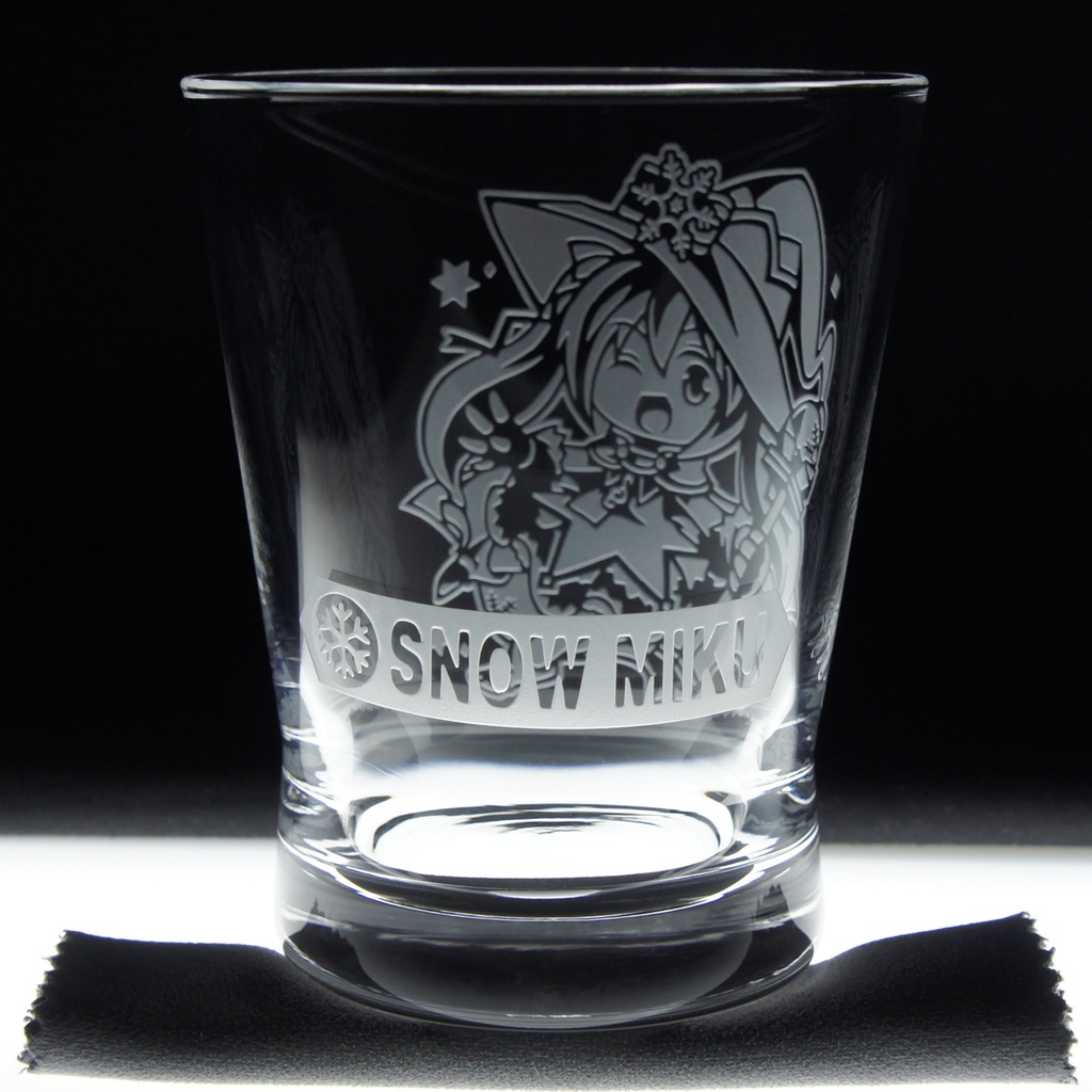 キャラクターグラス 雪ミク2014【ブルー/フリー】
