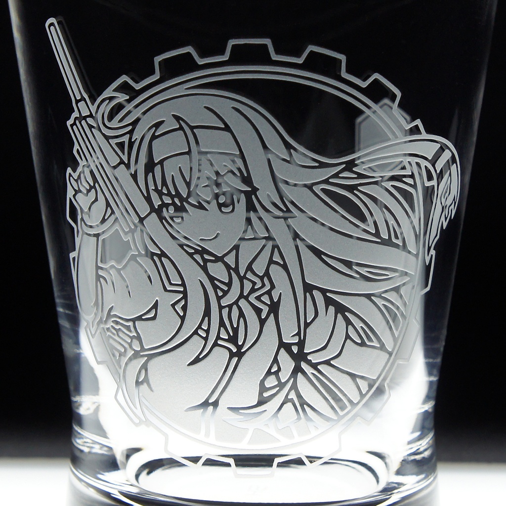 キャラクターグラス 初霜改二【フリー/ロック】