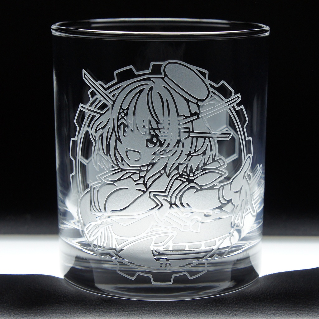 キャラクターグラス 摩耶改二【カラー/フリー/ロック】