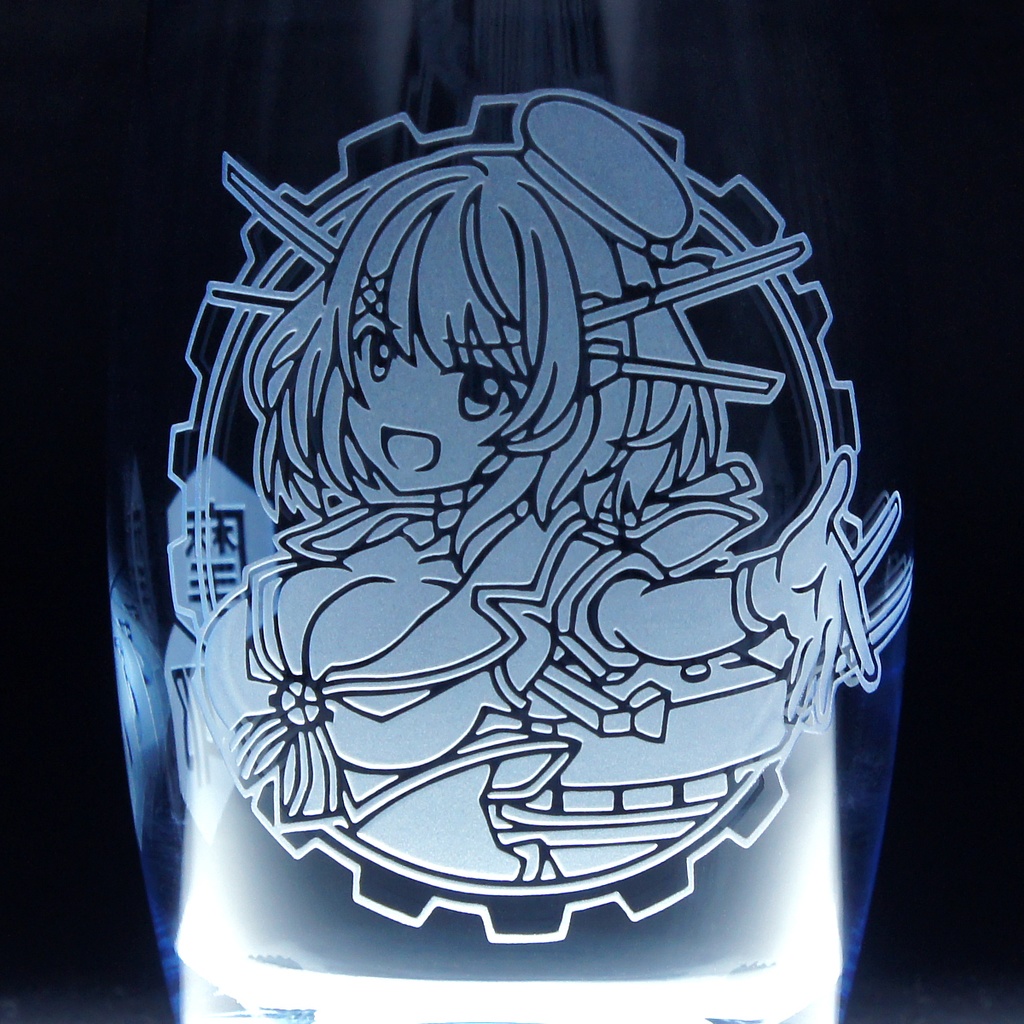 キャラクターグラス 摩耶改二【カラー/フリー/ロック】