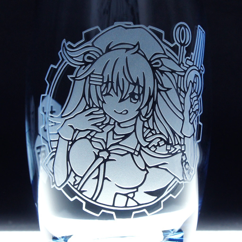 キャラクターグラス 村雨改二【カラー/フリー/ロック】