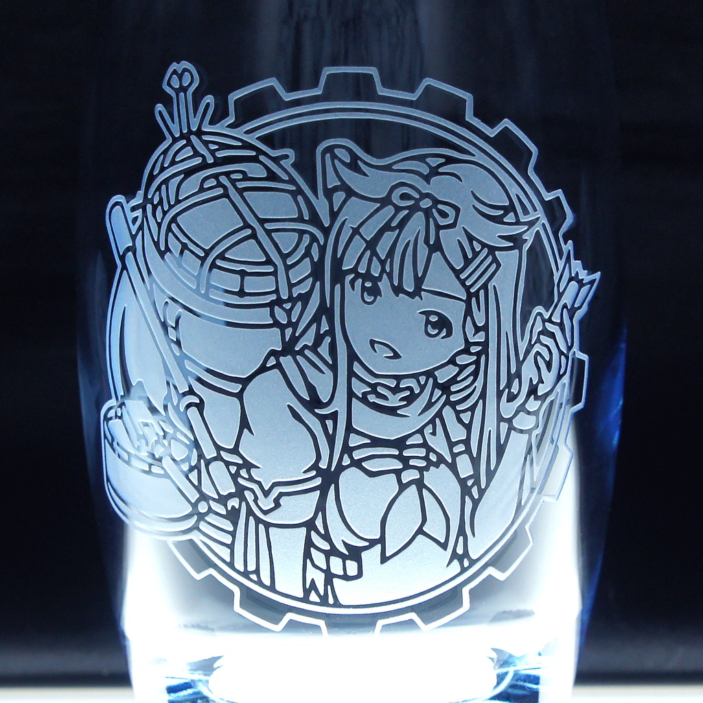 キャラクターグラス 夕立改二【カラー/フリー/ロック】