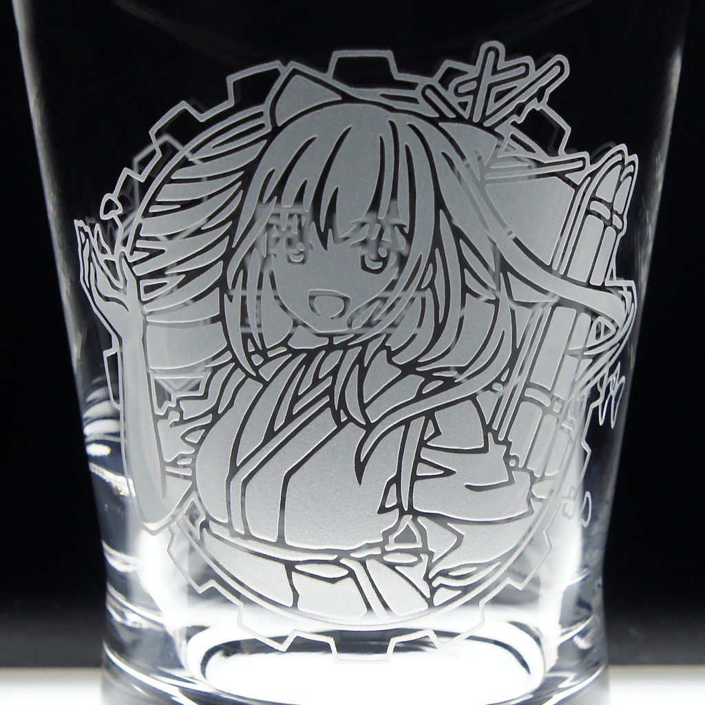 キャラクターグラス 神風【フリー/ロック】