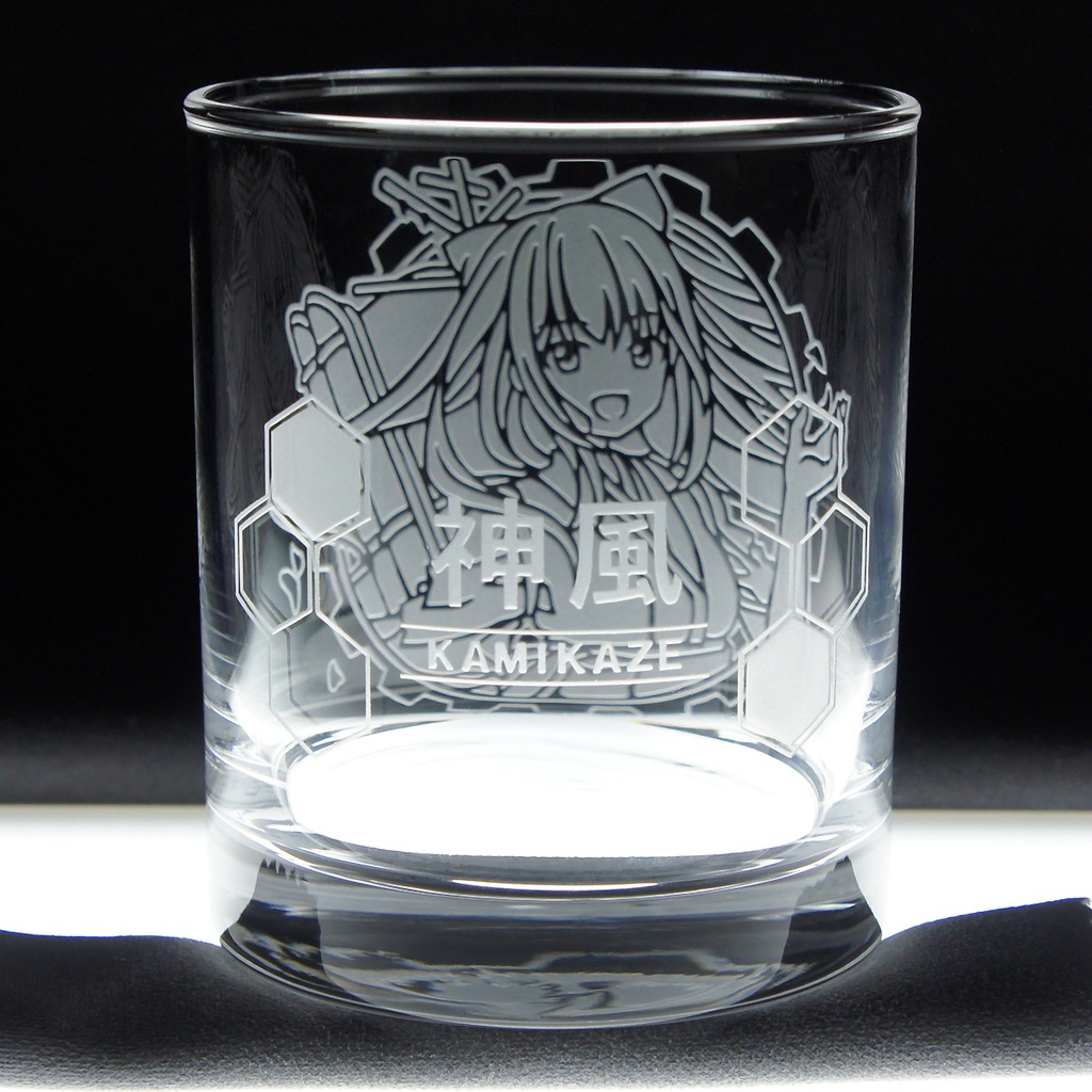 キャラクターグラス 神風【フリー/ロック】