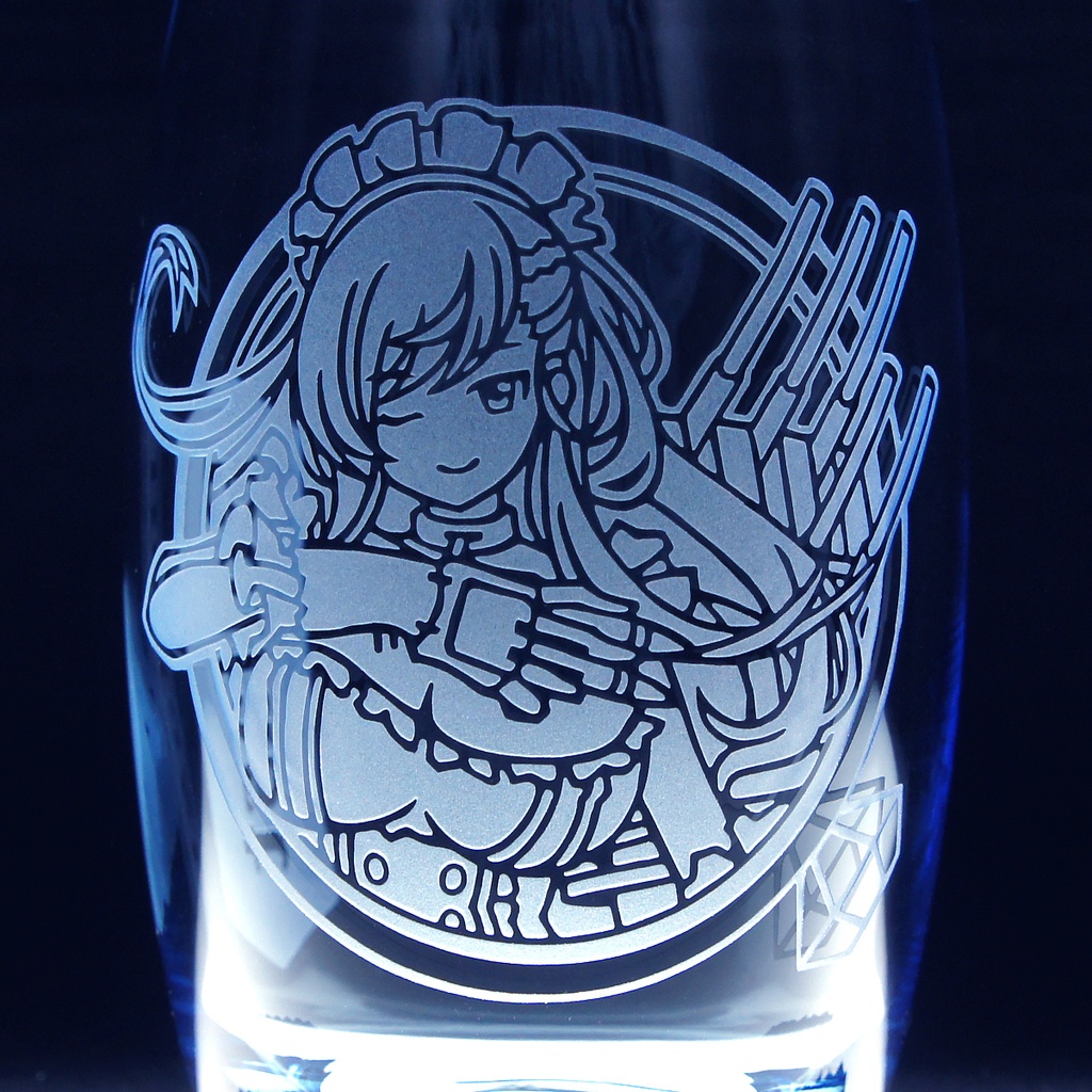 キャラクターグラス ベルファスト【カラー/フリー/ロック】