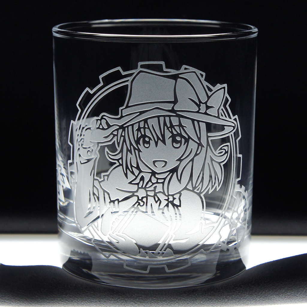 キャラクターグラス 宇佐見蓮子【フリー/ロック】