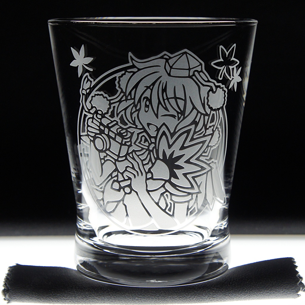 キャラクターグラス 射命丸文【フリー/ロック】