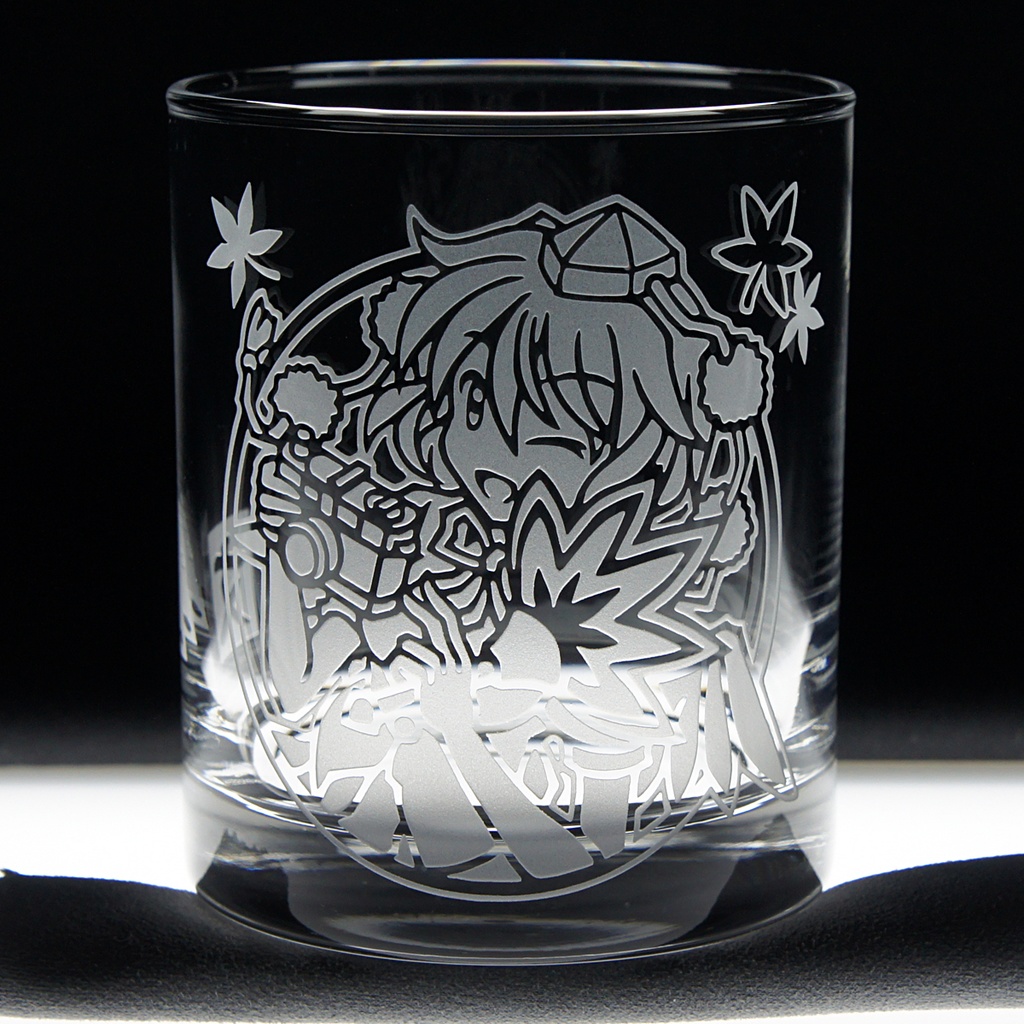 キャラクターグラス 射命丸文【フリー/ロック】