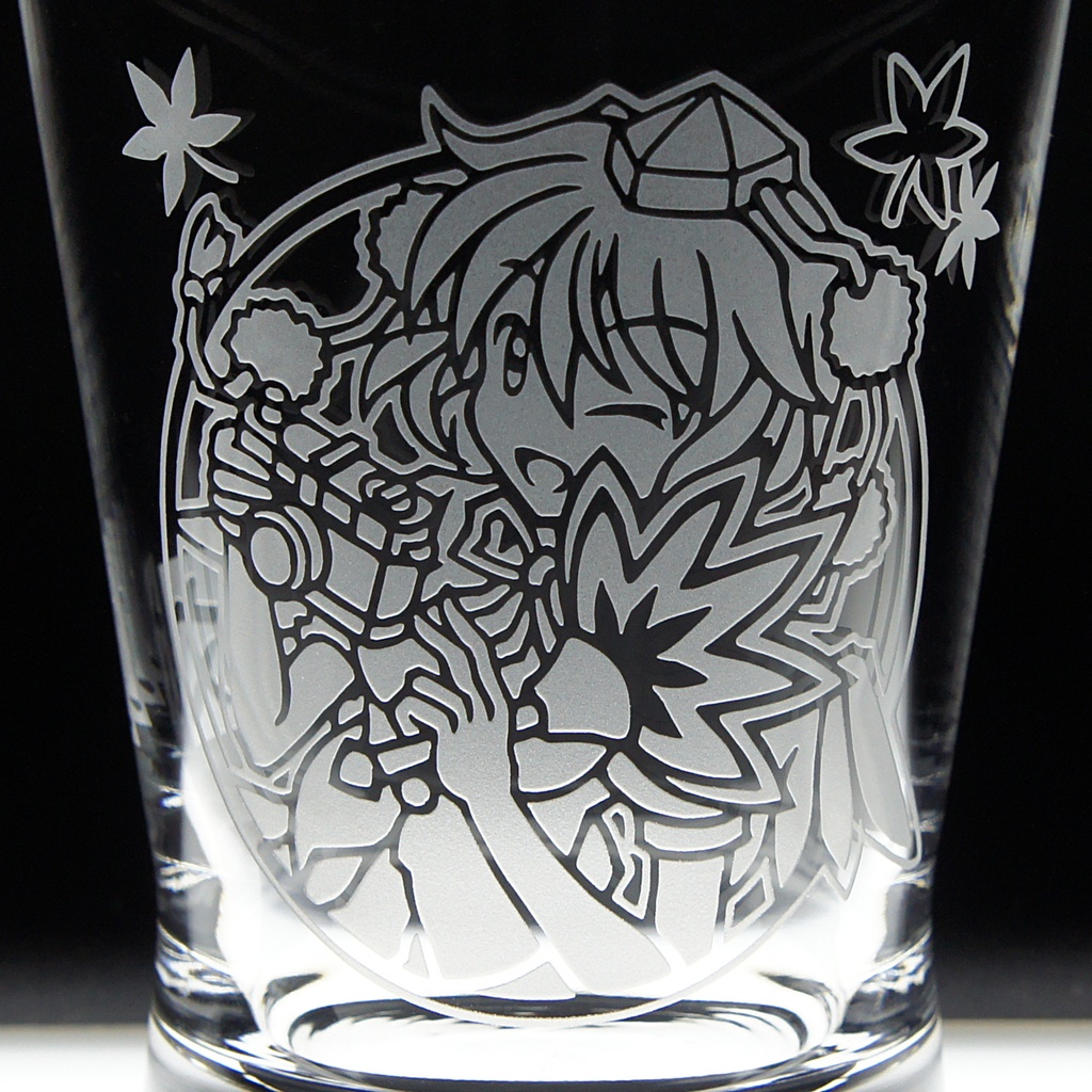 キャラクターグラス 射命丸文【フリー/ロック】