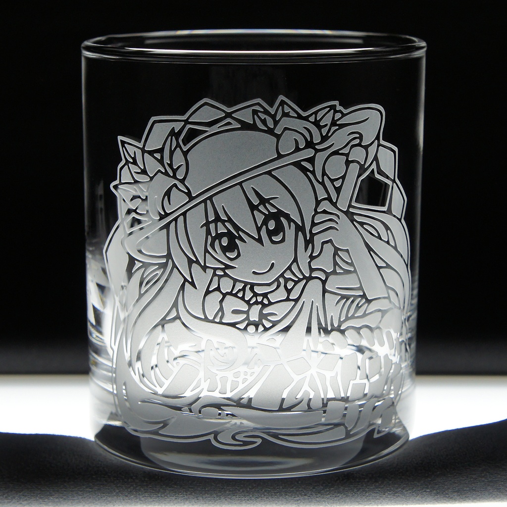 キャラクターグラス 比那名居天子【フリー/ロック】