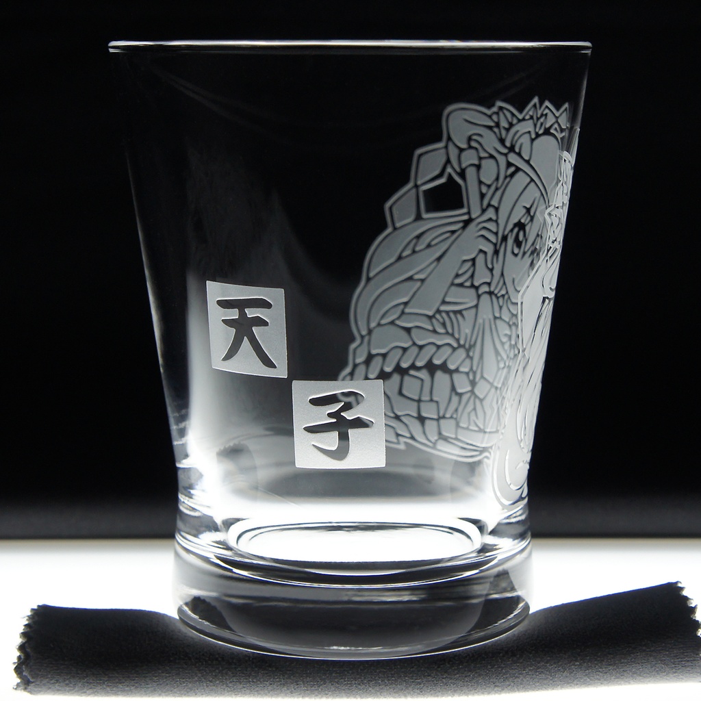 キャラクターグラス 比那名居天子【フリー/ロック】