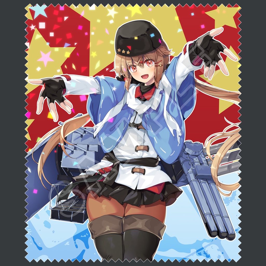 メガネ拭き:海外艦①【全4種】