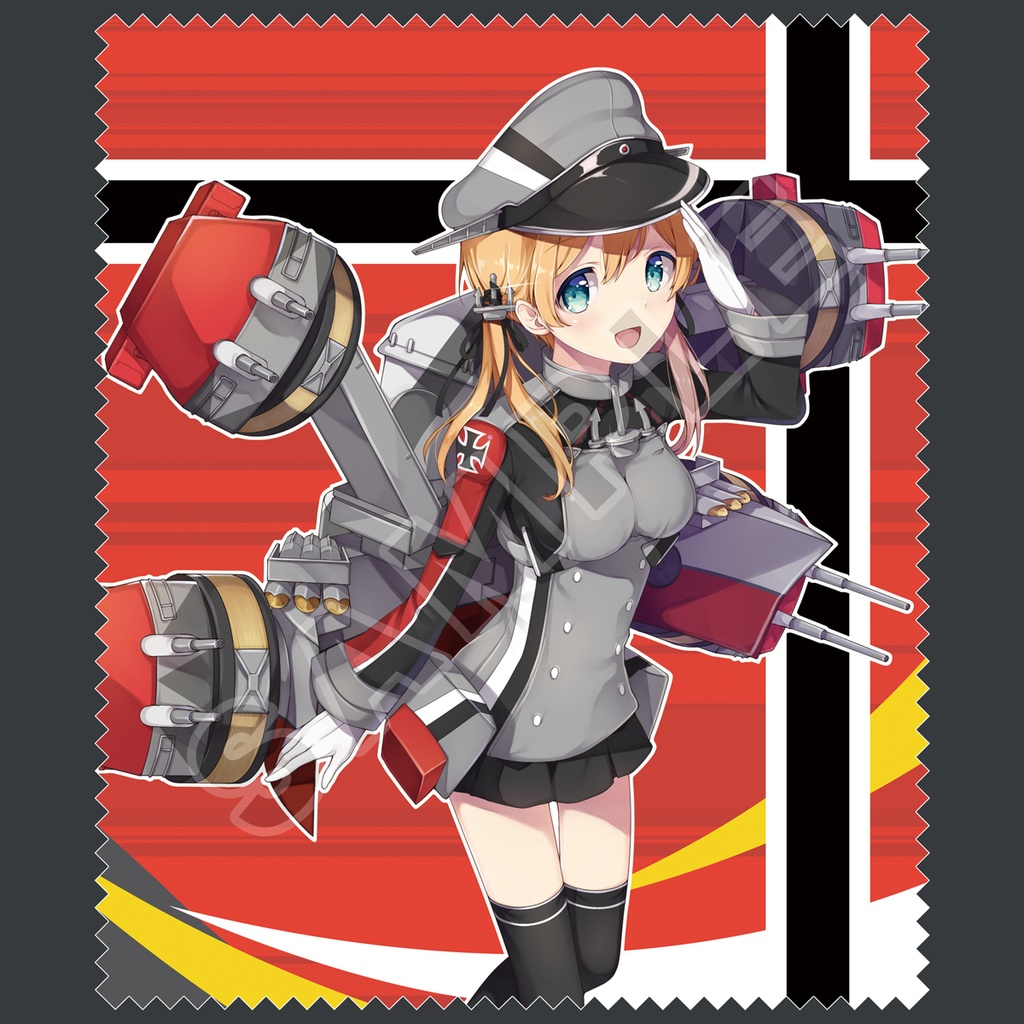 メガネ拭き:海外艦①【全4種】