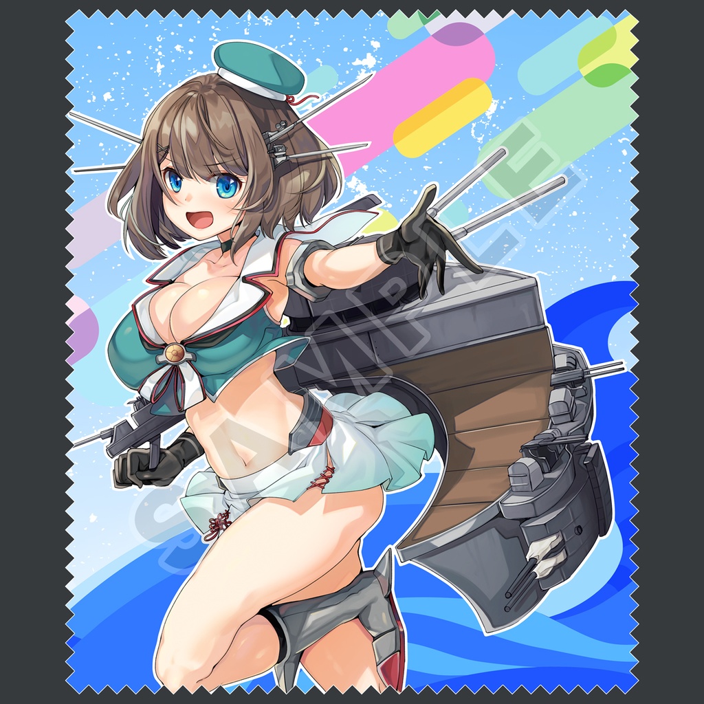 メガネ拭き 軽巡・重巡洋艦【全3種】