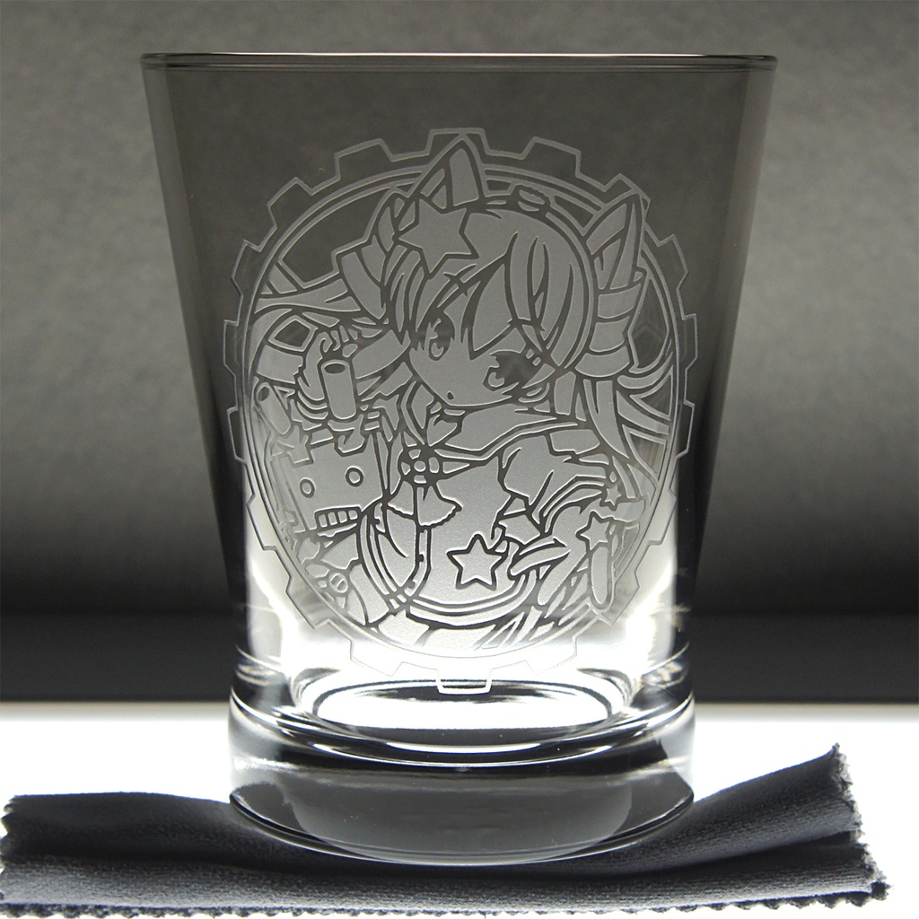 キャラクターグラス 天津風【フリー/ロック】