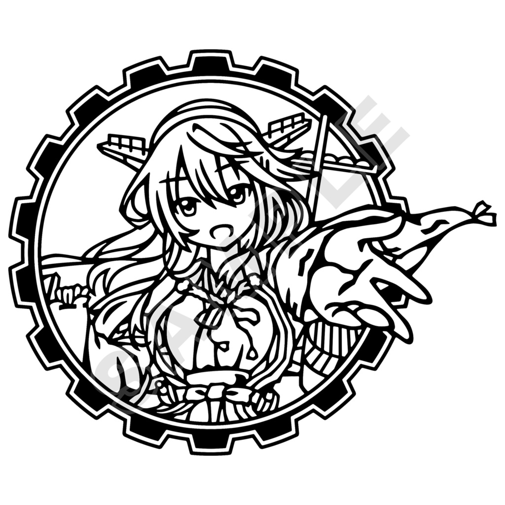 3色 キャラクターシート 中 榛名改二 Ver G 幻奏月華園 In Booth Booth