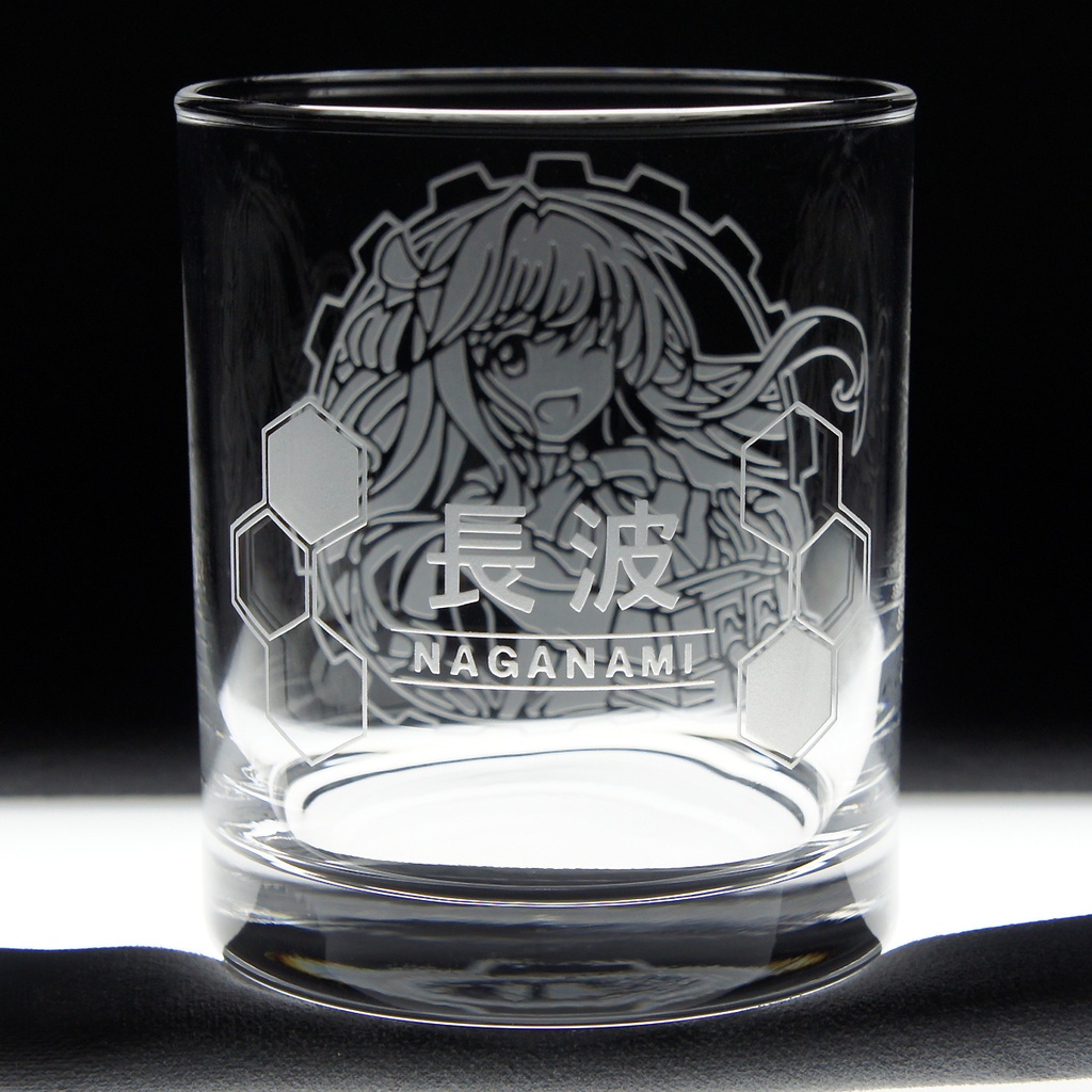 キャラクターグラス 長波【ローズ/フリー/ロック】