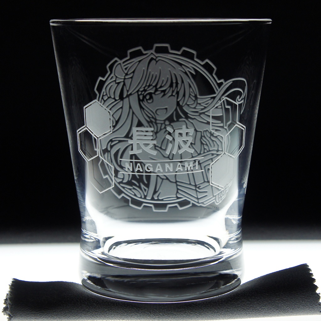 キャラクターグラス 長波【ローズ/フリー/ロック】