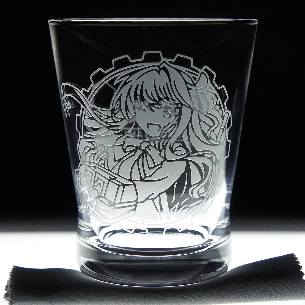 キャラクターグラス 長波【ローズ/フリー/ロック】