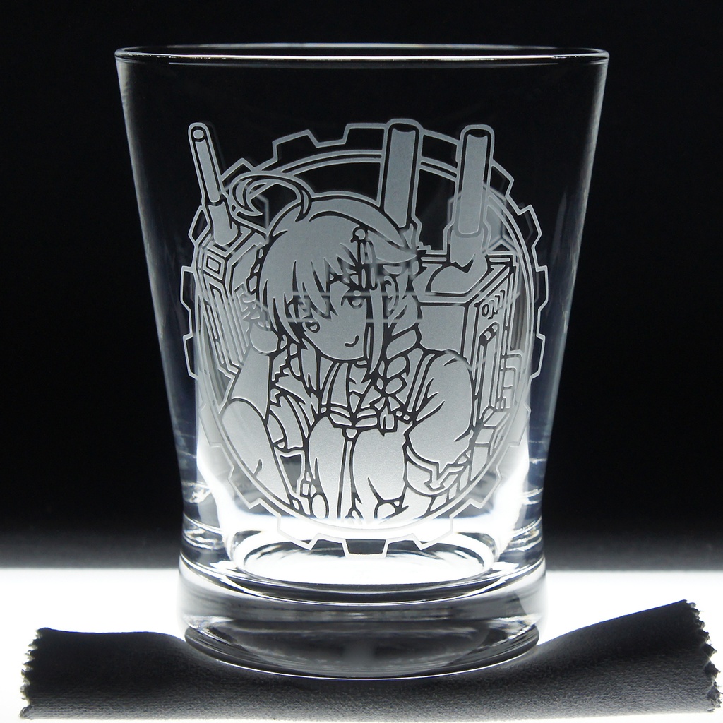 キャラクターグラス 時雨改二【ブルー/フリー/ロック】