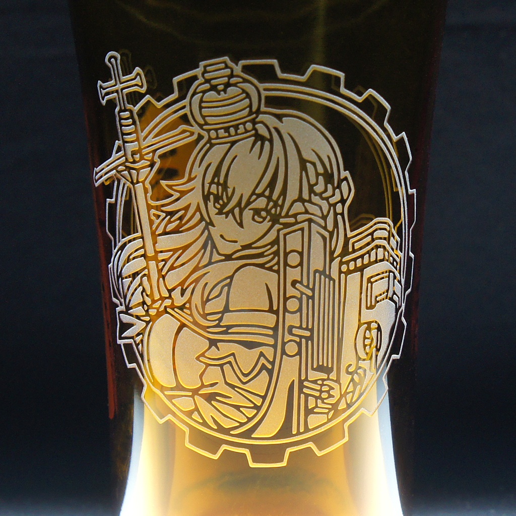 キャラクターグラス Warspite【カラー/フリー】