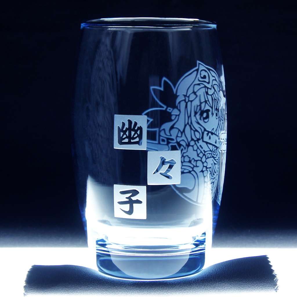 カラータンブラーグラス (SA) 西行寺幽々子【ブルー】