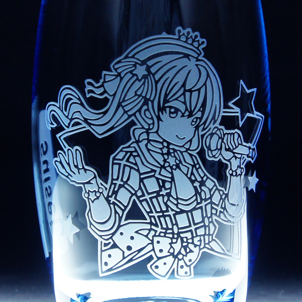 カラータンブラーグラス (SA) 星街すいせい【ブルー】